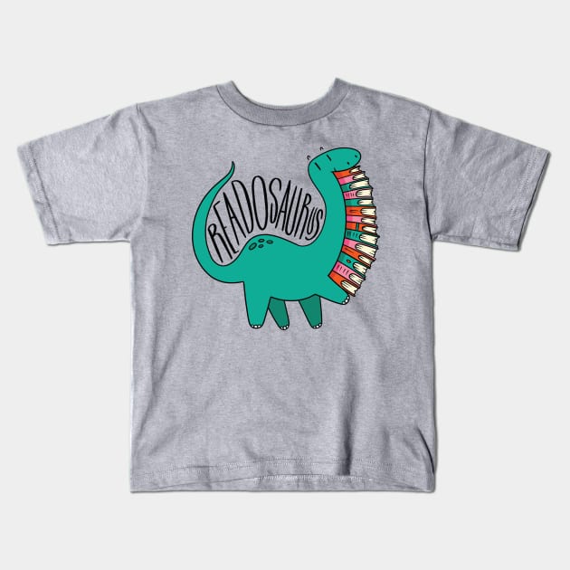 Readosaurus Kids T-Shirt by Safdesignx